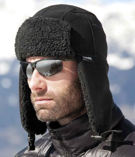 Result Thinsulate Sherpa Hat - Black - L